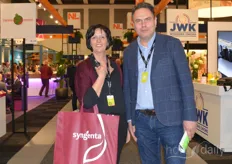 Kris Goen and Rob Gevers, new at Syngenta. The breeding company is looking forward to the opening of the new demo greenhouse, which is currently under construction in Maasland.